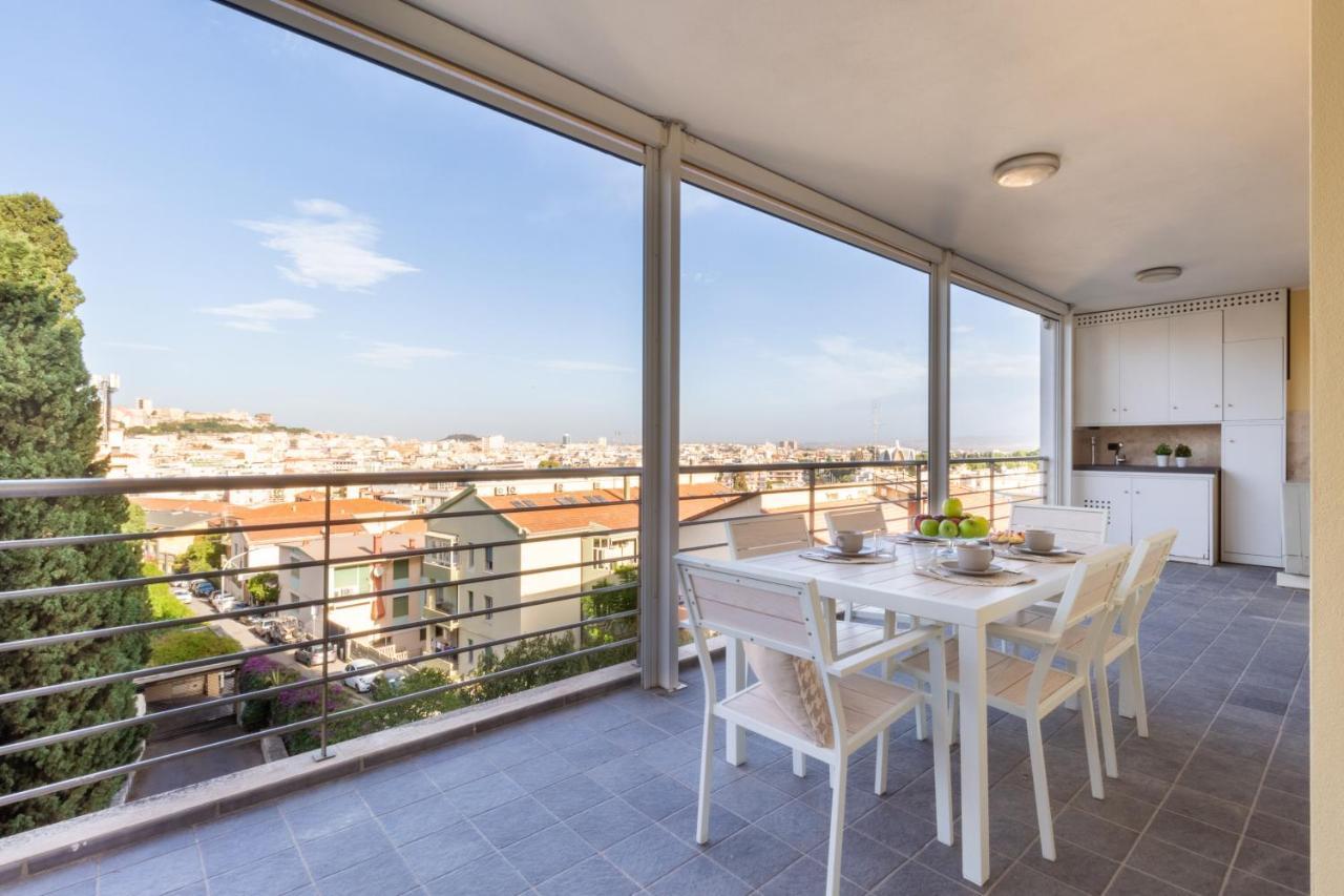 Terrazza61 - Appartamento Con Vista Spettacolare Sulla Citta Di Cagliari Esterno foto