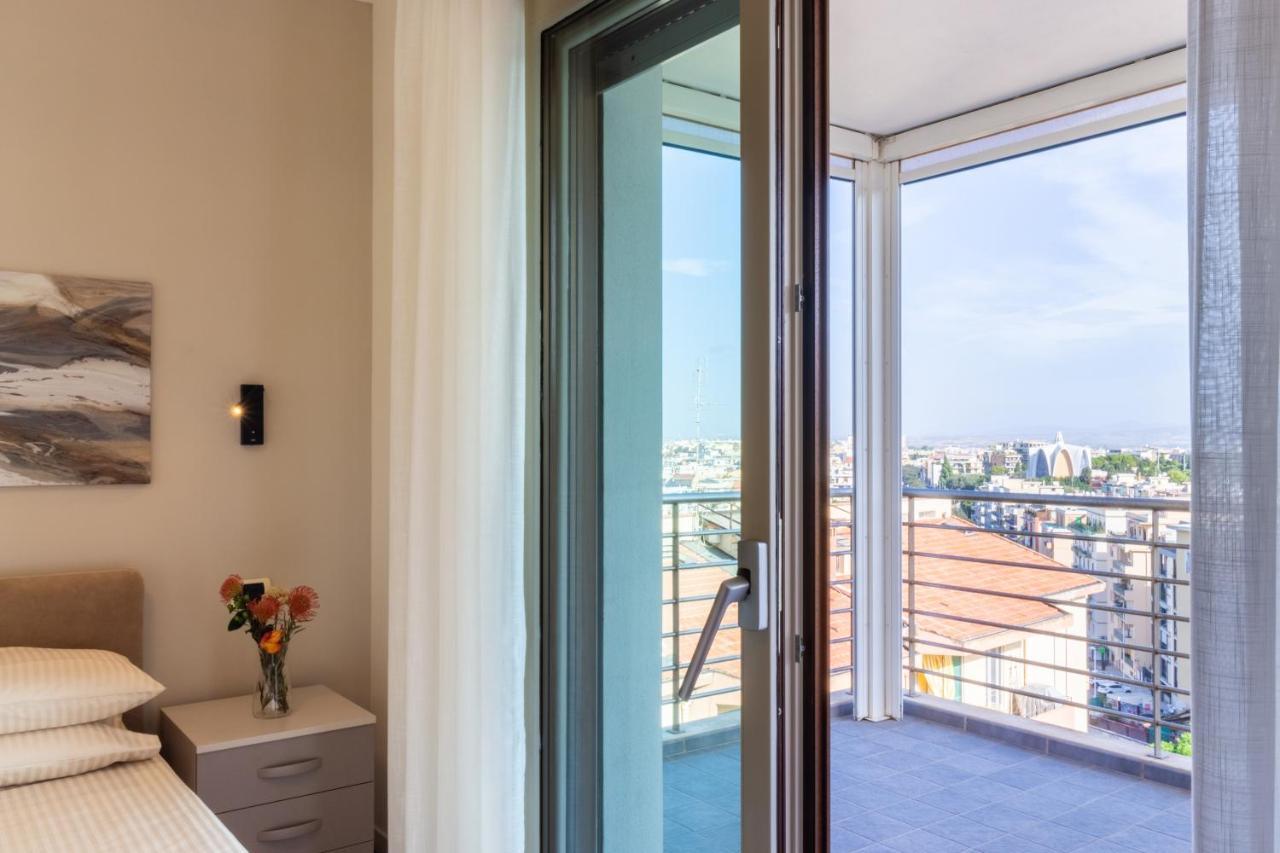 Terrazza61 - Appartamento Con Vista Spettacolare Sulla Citta Di Cagliari Esterno foto
