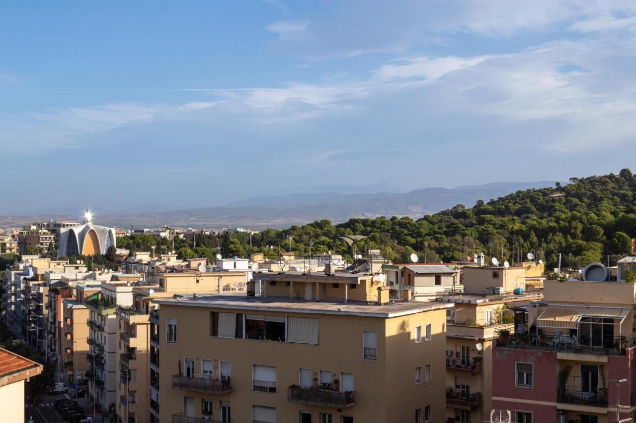 Terrazza61 - Appartamento Con Vista Spettacolare Sulla Citta Di Cagliari Esterno foto